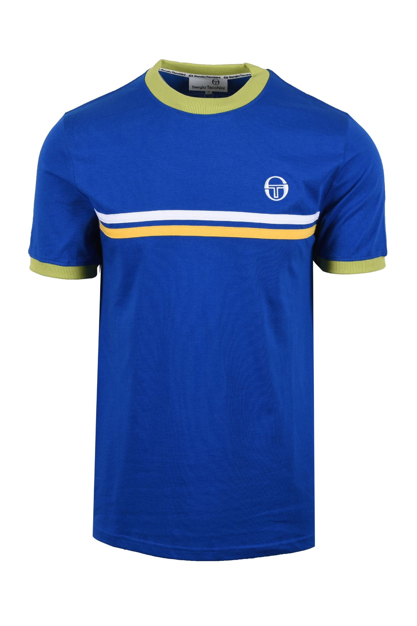 T-shirt Sergio Tacchini Supermac Bleu/Vert
