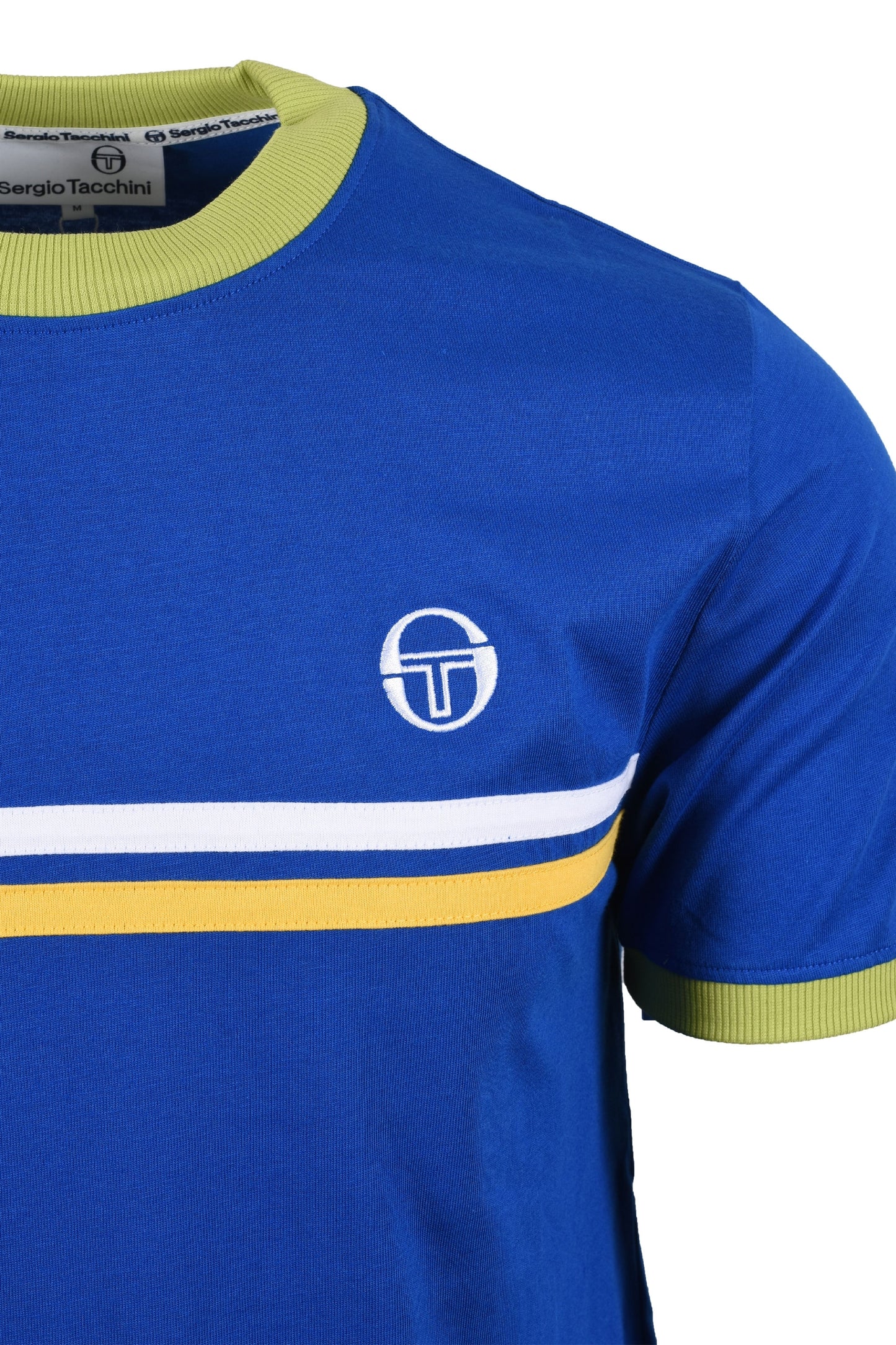 T-shirt Sergio Tacchini Supermac Bleu/Vert