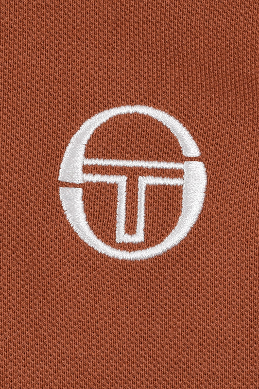 Polo Sergio Tacchini New Iceberg Zip Marrone