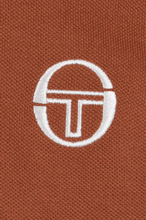 Sergio Tacchini New Iceberg Zip Polo Brown Sergio Tacchini