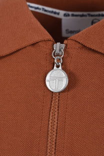 Sergio Tacchini New Iceberg Zip Polo Brown Sergio Tacchini