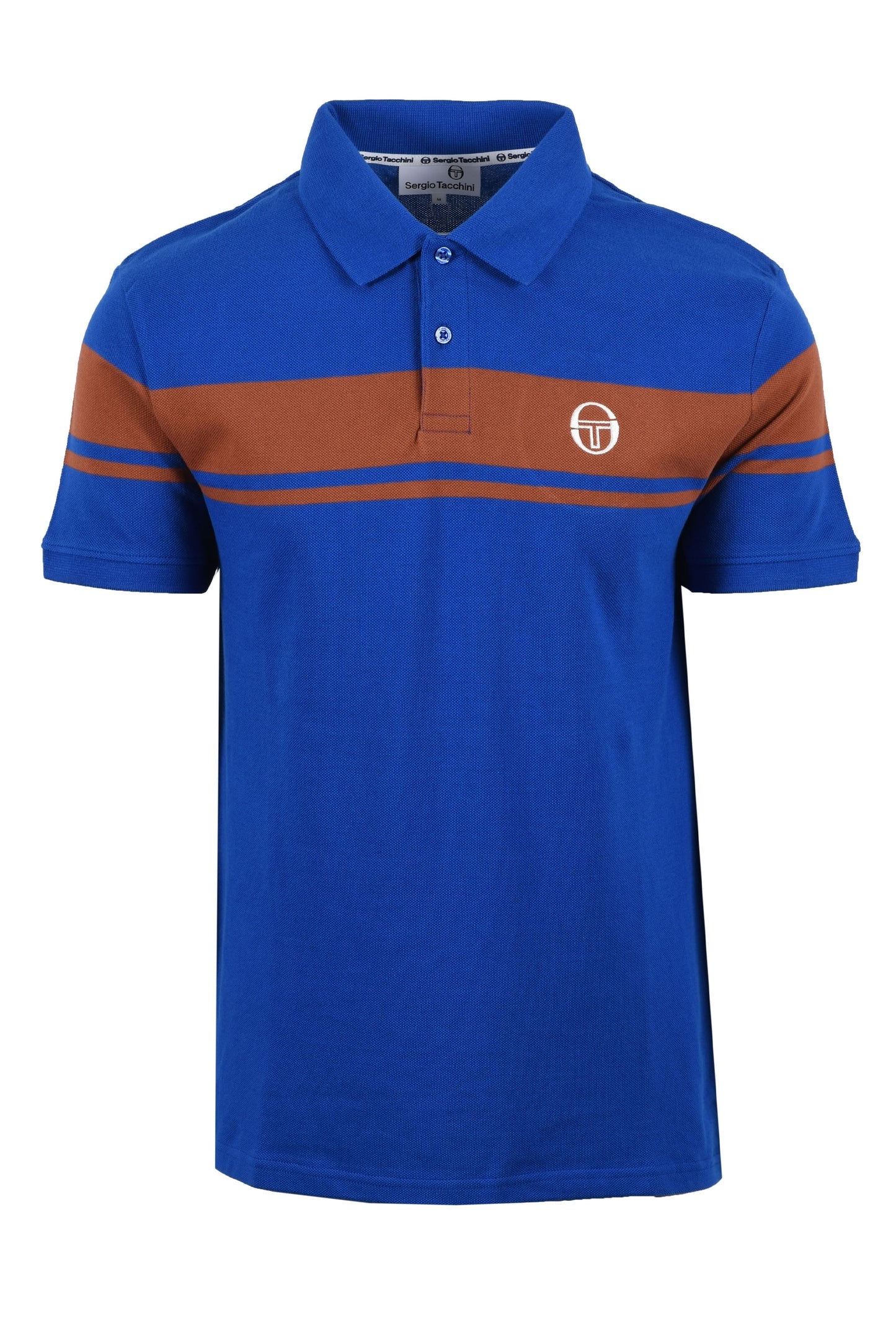 Sergio Tacchini Polo Young Line Bleu/Marron