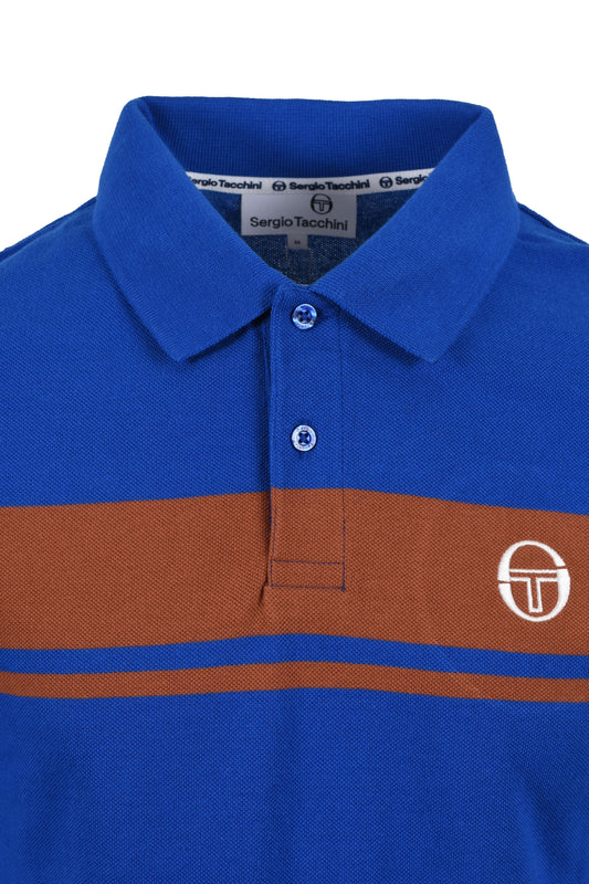 Sergio Tacchini Polo Young Line Bleu/Marron