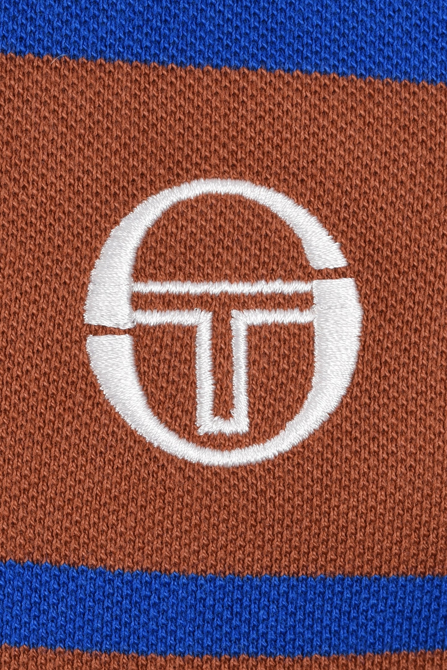 Sergio Tacchini Polo Young Line Bleu/Marron