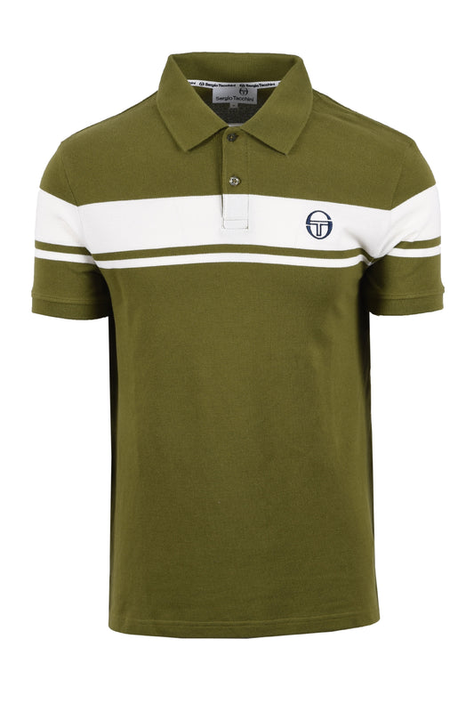 Sergio Tacchini Young Line Polo Green/White