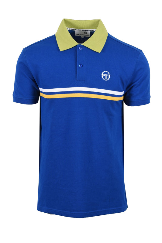 Sergio Tacchini Supermac Polo Bleu/Vert