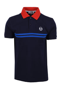 Sergio Tacchini Supermac Polo Navy/Red Sergio Tacchini