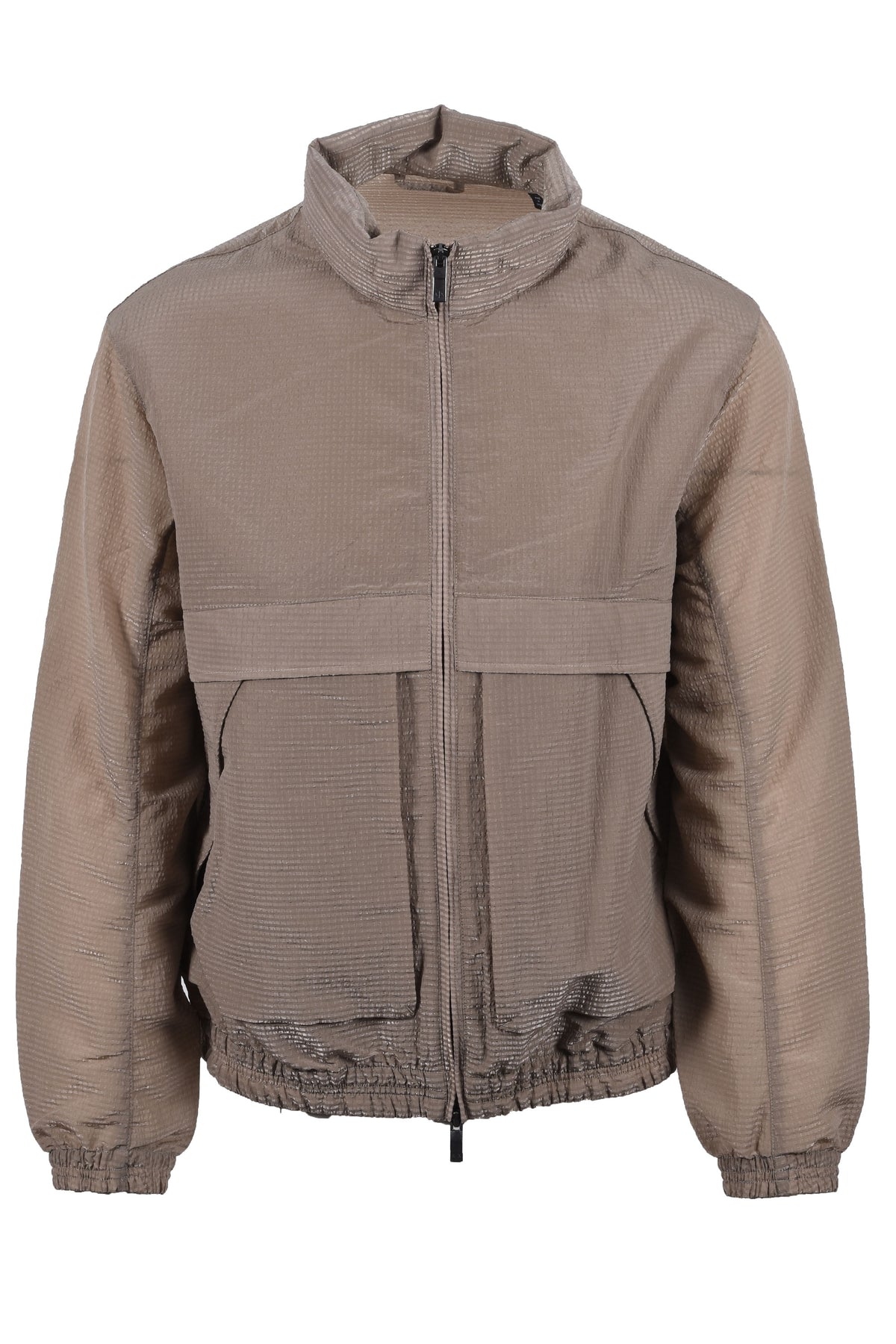 Woven Blouson Jacket Roasted Cashew