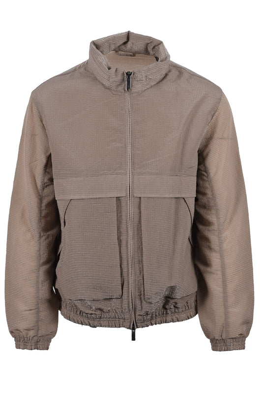 Armani Exchange Woven Blouson Jacket Roasted Cashew