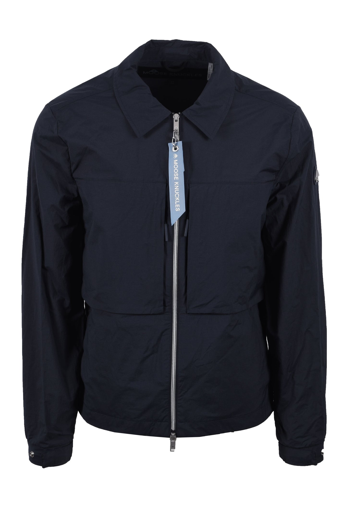 Giacca-camicia Moose Knuckles Waverley blu navy