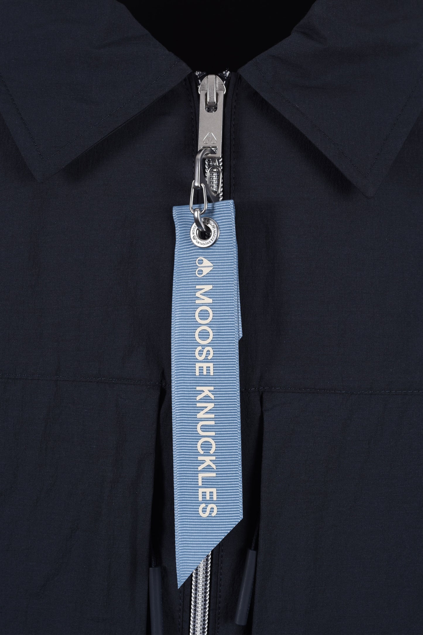 Giacca-camicia Moose Knuckles Waverley blu navy