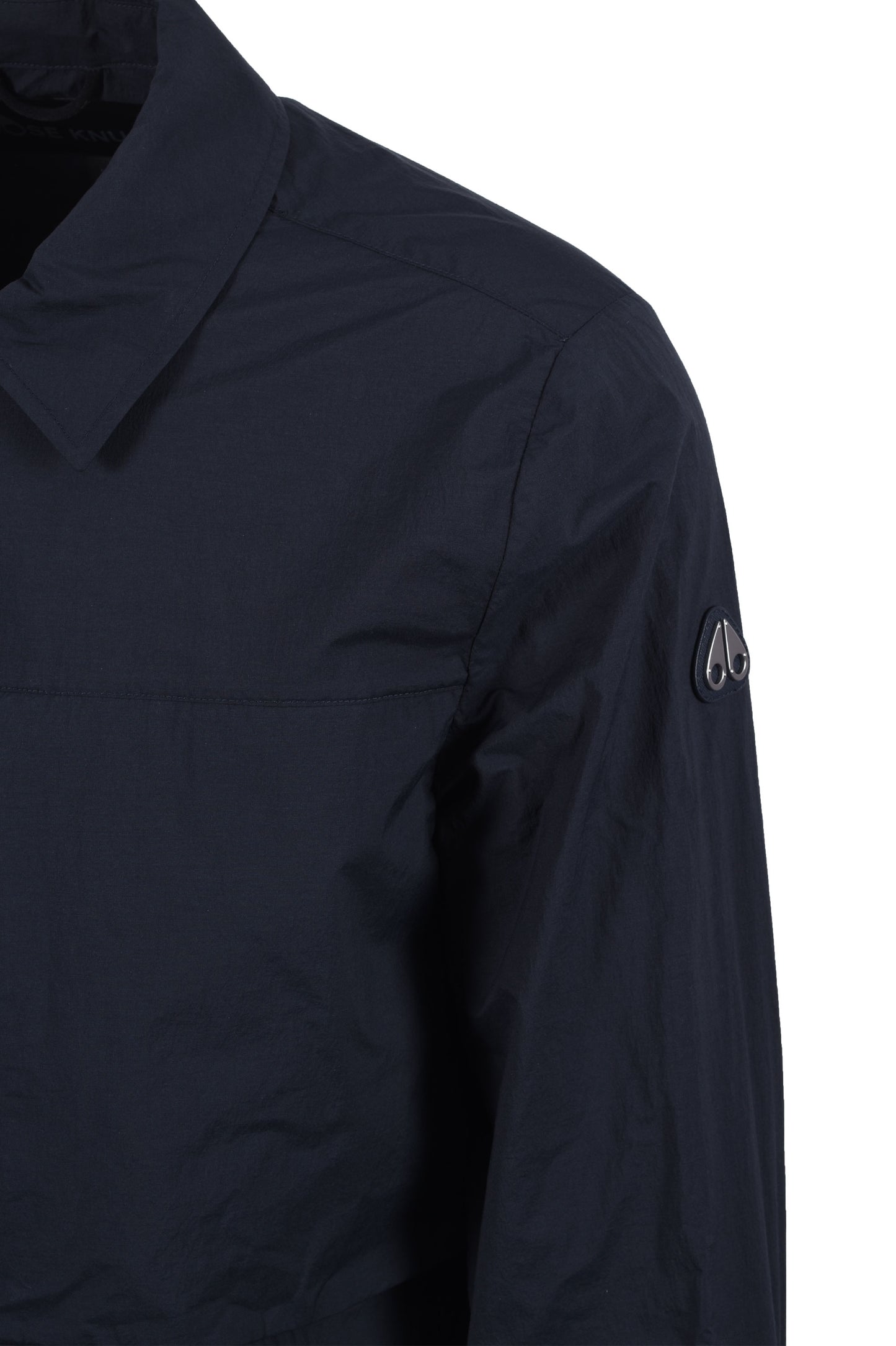 Giacca-camicia Moose Knuckles Waverley blu navy