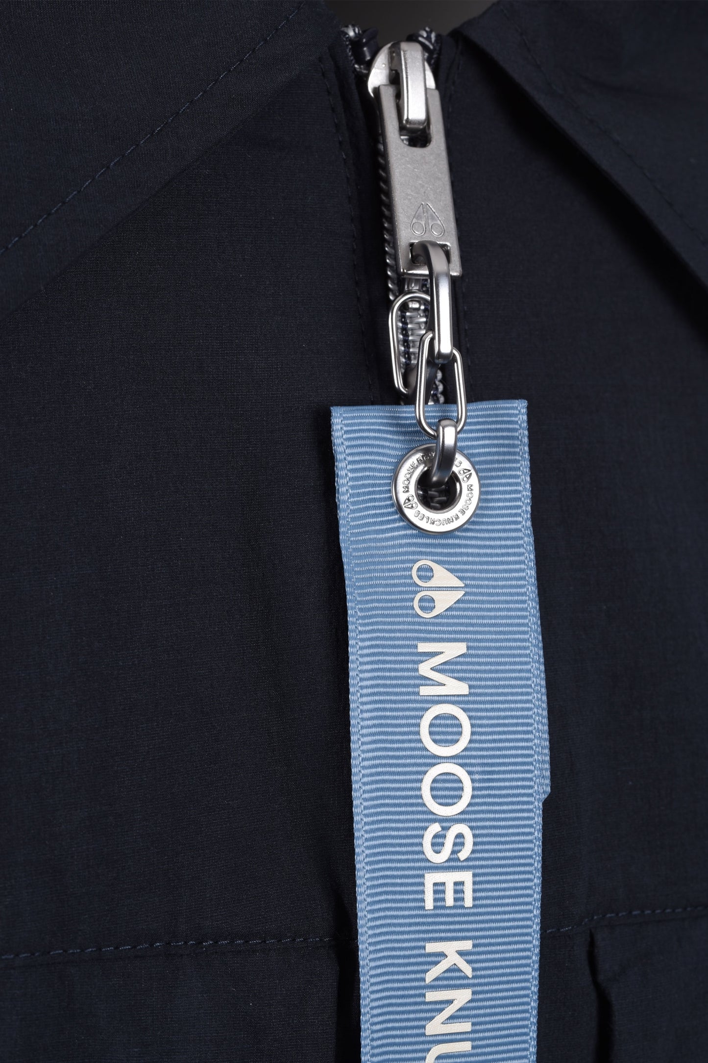 Giacca-camicia Moose Knuckles Waverley blu navy