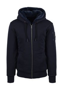 Moose Knuckles Classic Bunny Hooded Full Zip Navy Moose Knuckles