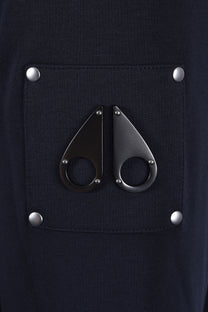 Moose Knuckles Classic Bunny Hooded Full Zip Navy Moose Knuckles