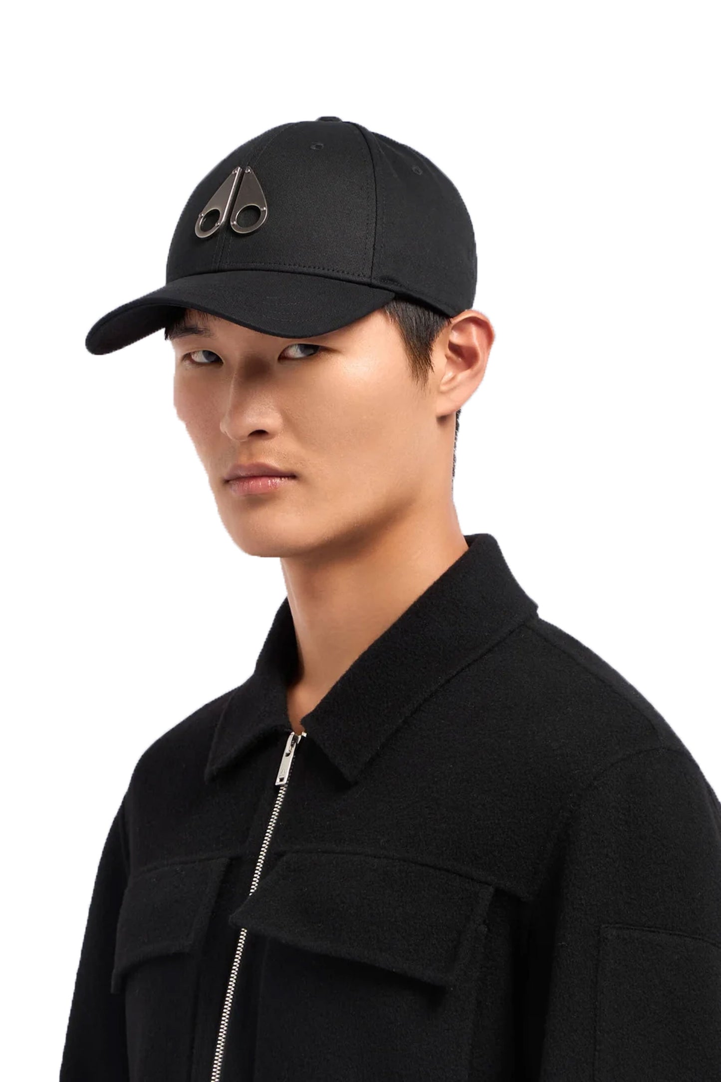 Moose Knuckles Logo Icon Cap Black/Nickel