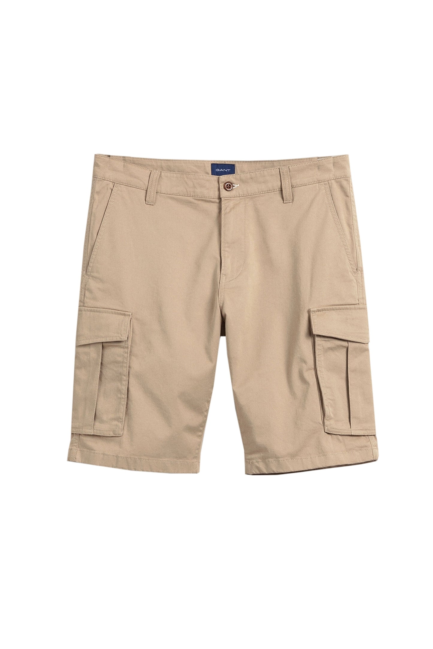 Pantaloncini cargo in twill rilassato Gant D1 cachi scuro
