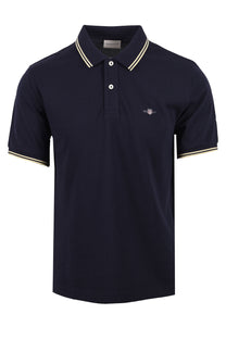 Gant Contrast Tipping Polo Evening Blue Gant