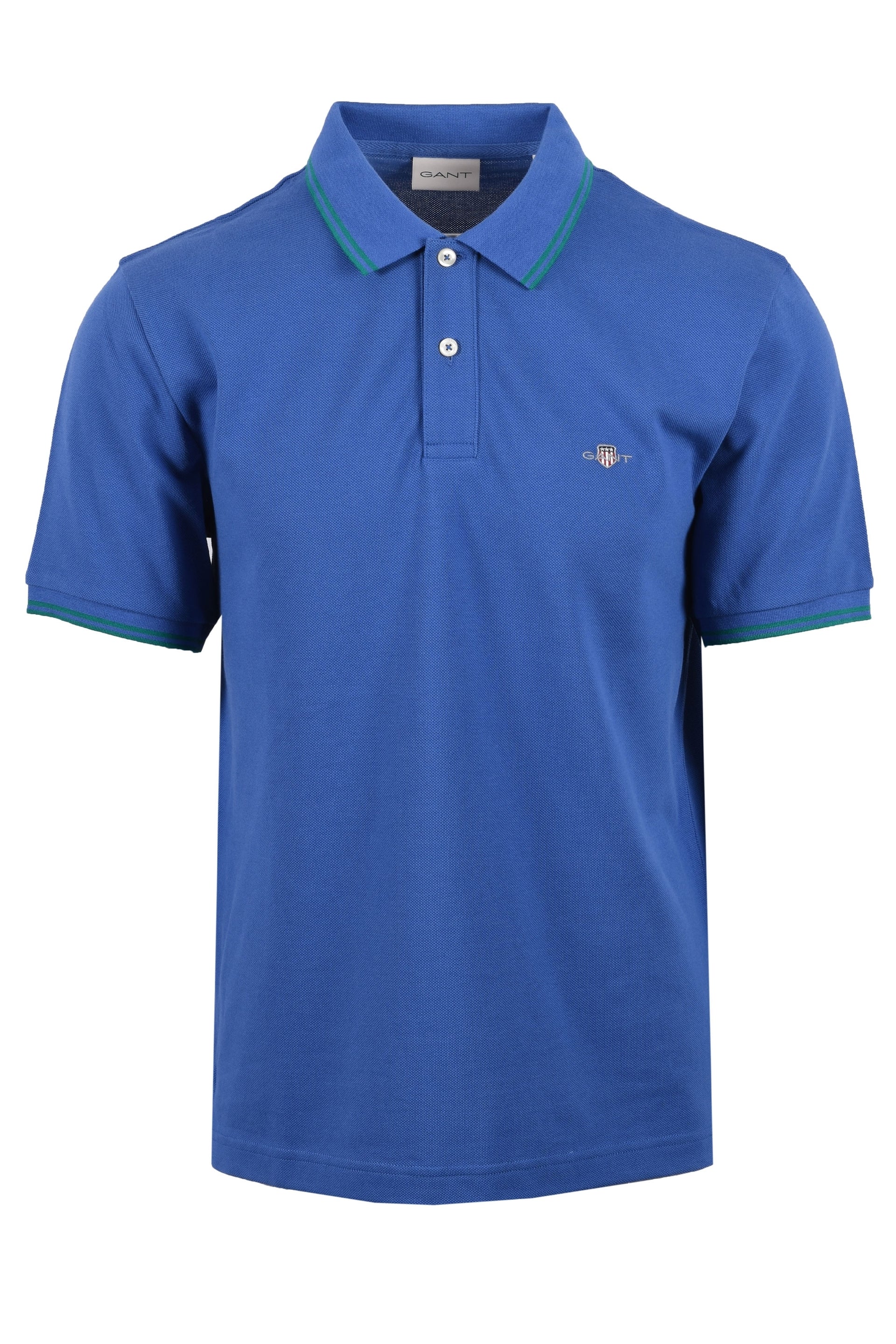 Gant Contrast Tipping Polo Rich Blue – Michael Stewart