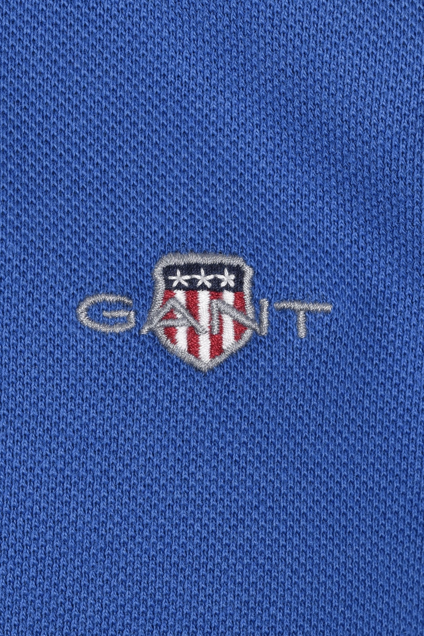 Polo con risvolto a contrasto Gant blu intenso