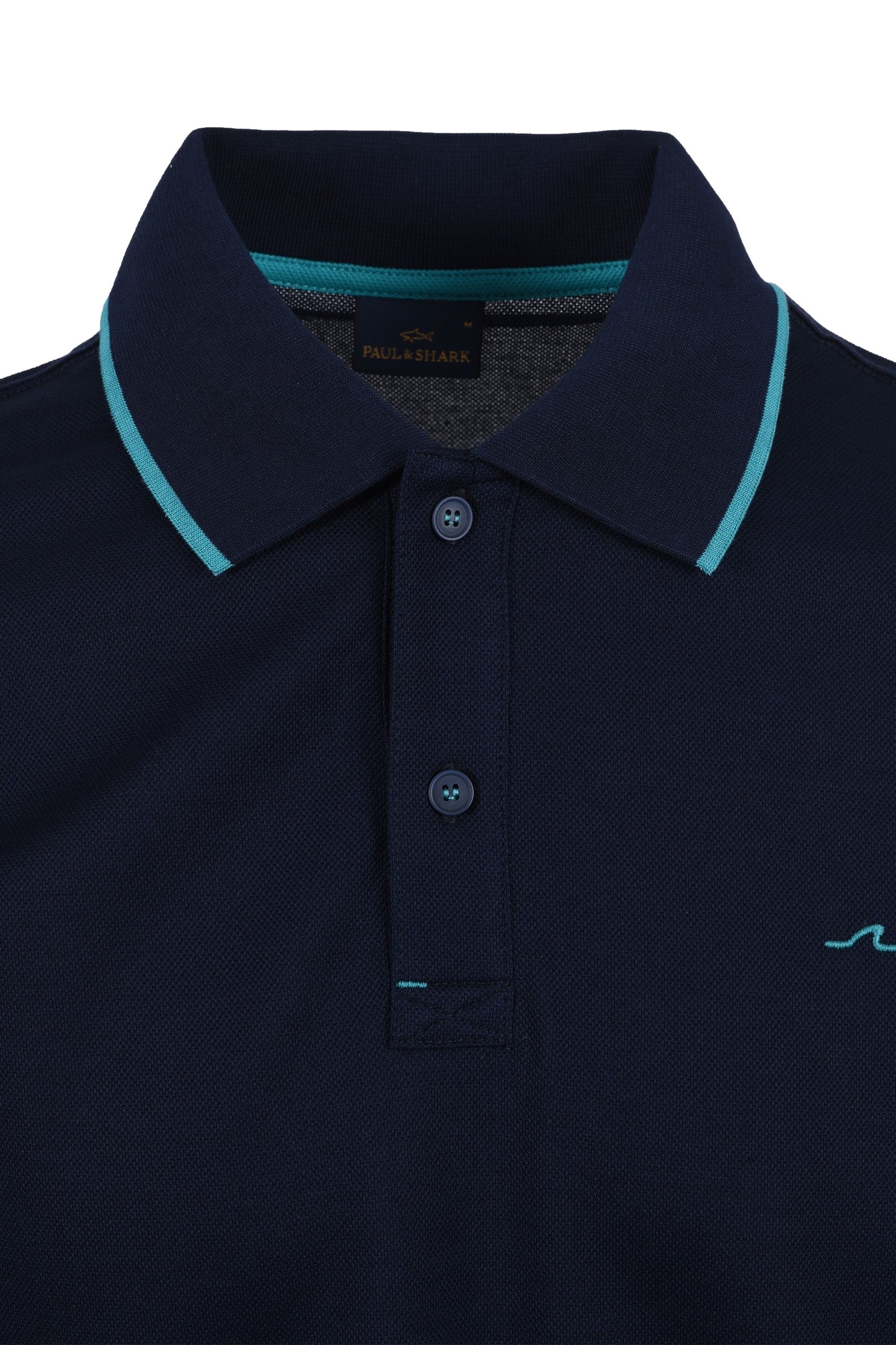 Polo Paul And Shark bleu marine/jade