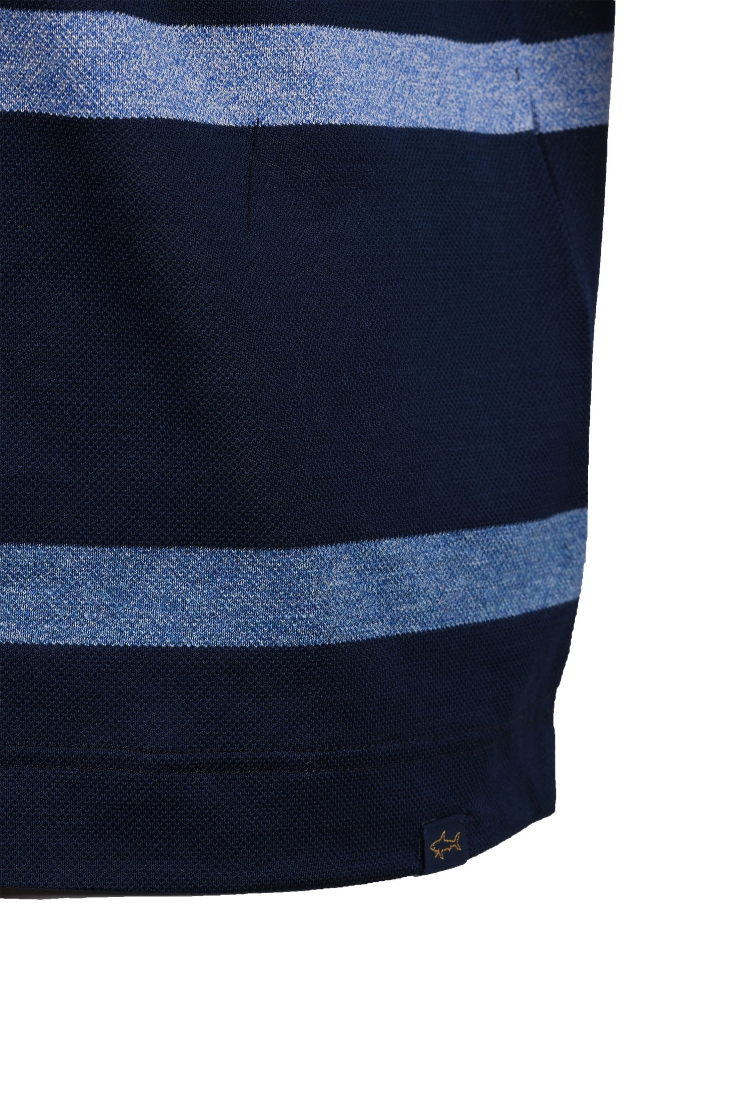 Polo Paul And Shark bleu marine à rayures multiples