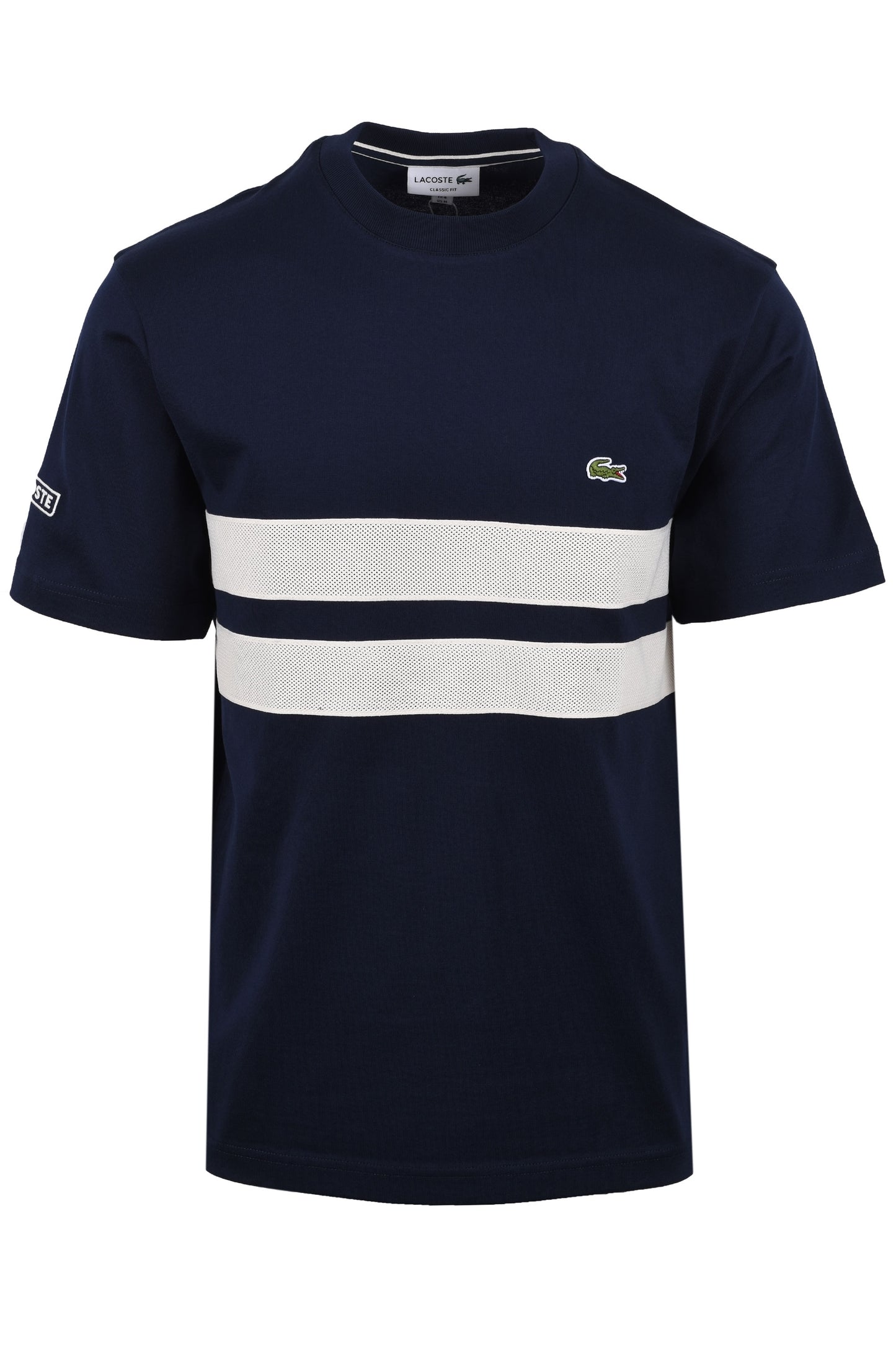 Lacoste Stripe T-shirt Navy Blue