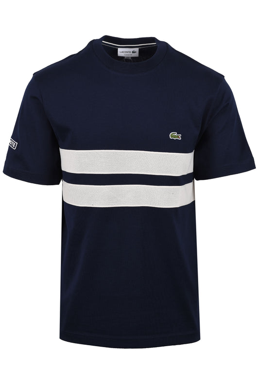 Lacoste Stripe T-shirt Navy Blue