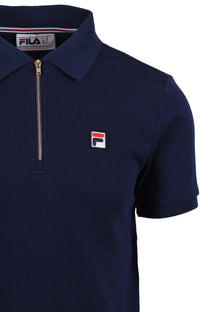 Fila Benjamin Zip Polo Navy Fila Vintage