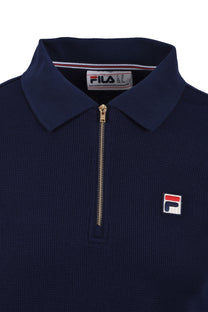 Fila Benjamin Zip Polo Navy Fila Vintage