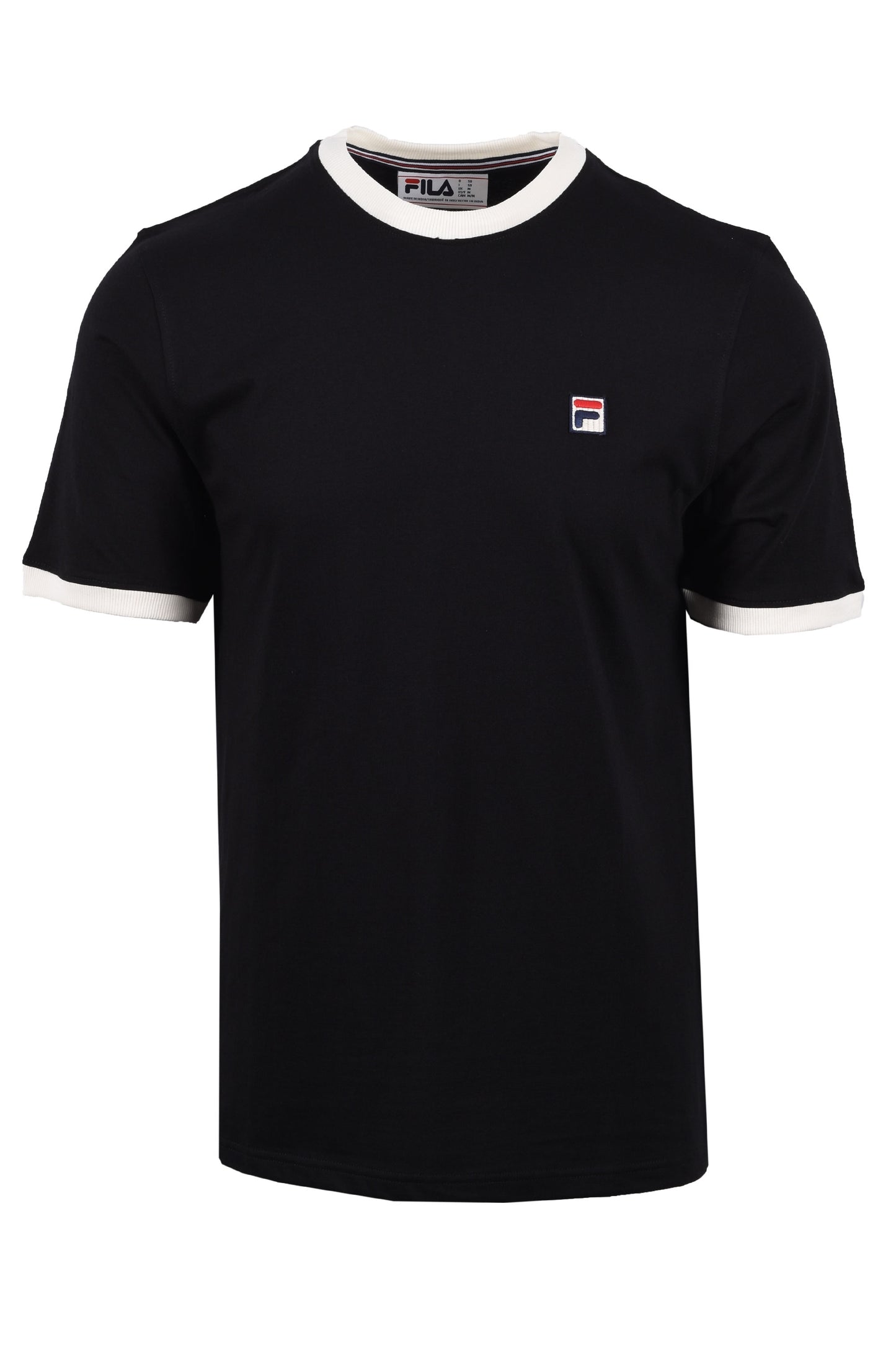 Fila Marconi Essential Ringer Tee Black/Gardenia