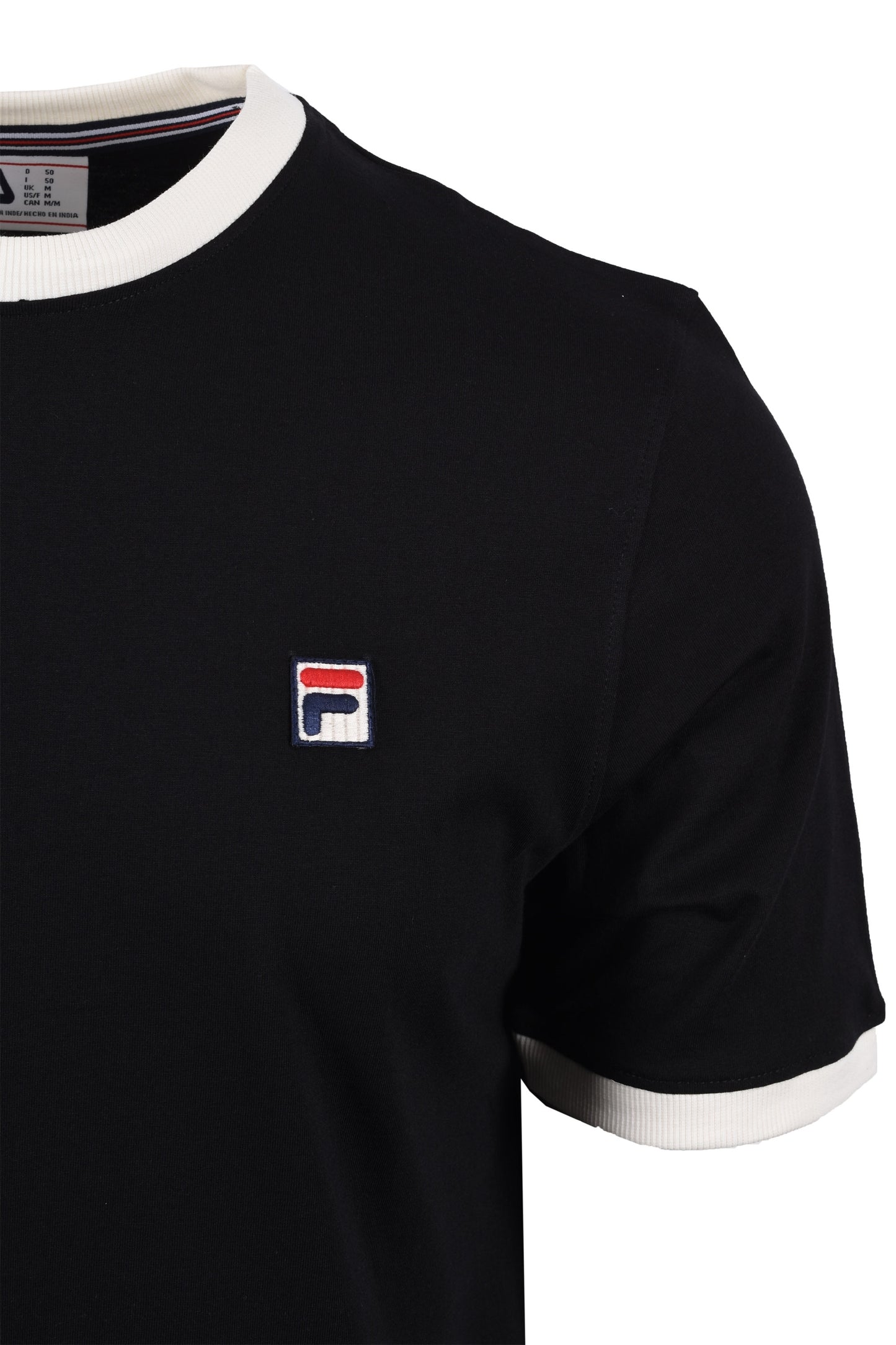Fila Marconi Essential Ringer Tee Black/Gardenia