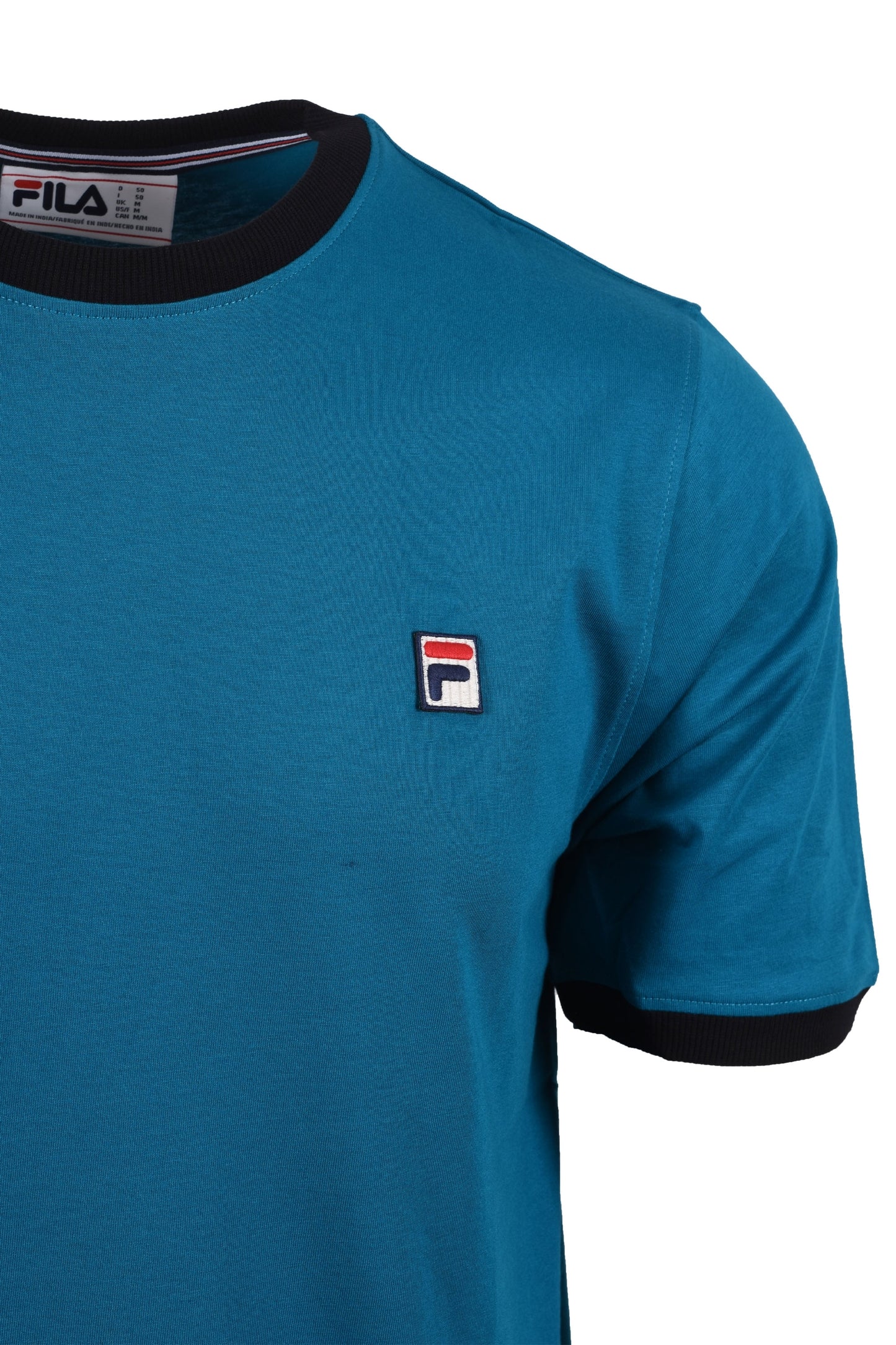 Fila Marconi Essential Ringer Tee Deep Lagoon/Black