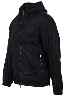Armani Exchange Full Zip Blouson Jacket Black Armani Exchange