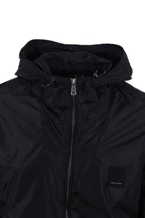 Armani Exchange Full Zip Blouson Jacket Black Armani Exchange