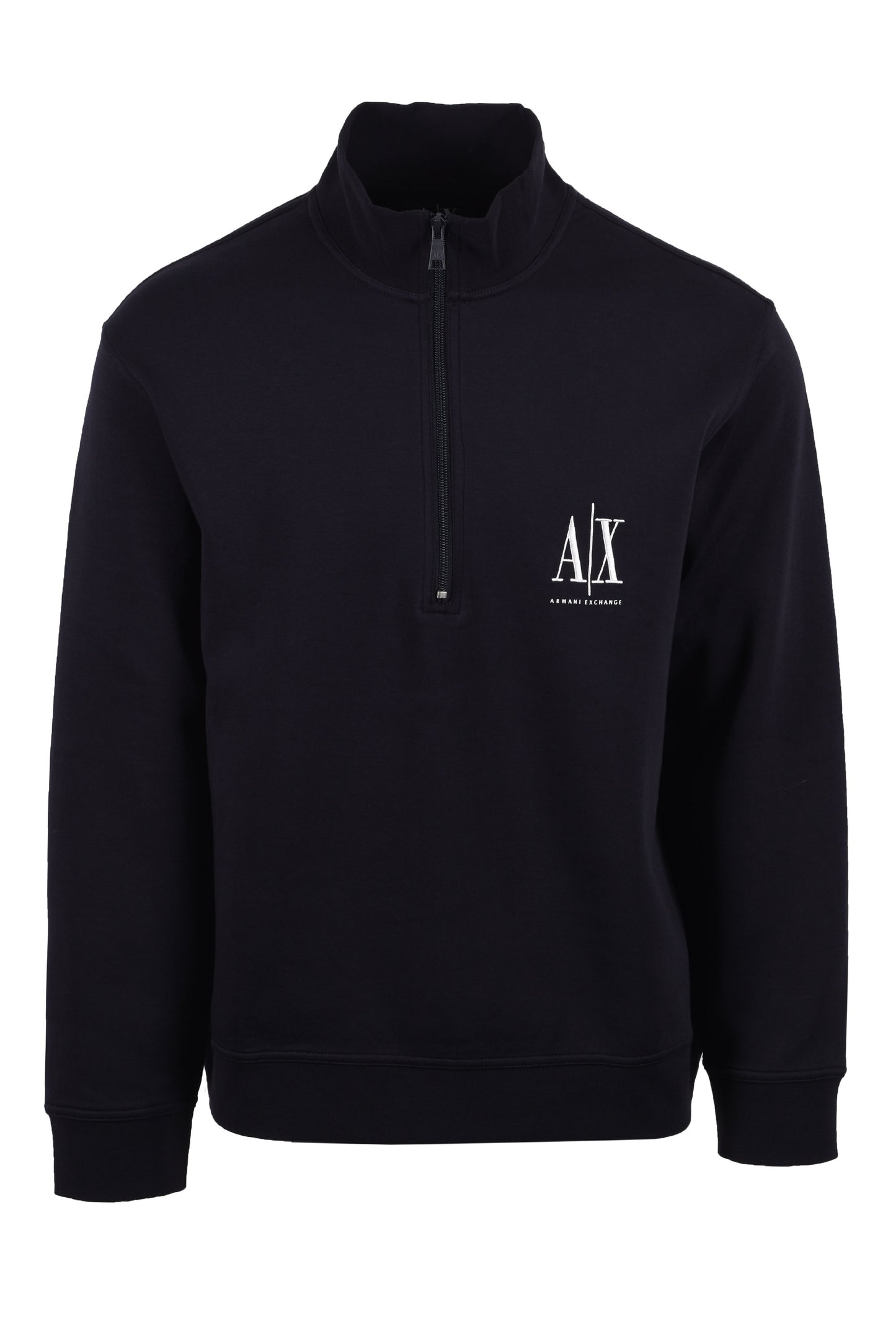 Felpa con mezza zip Armani Exchange Blu navy intenso