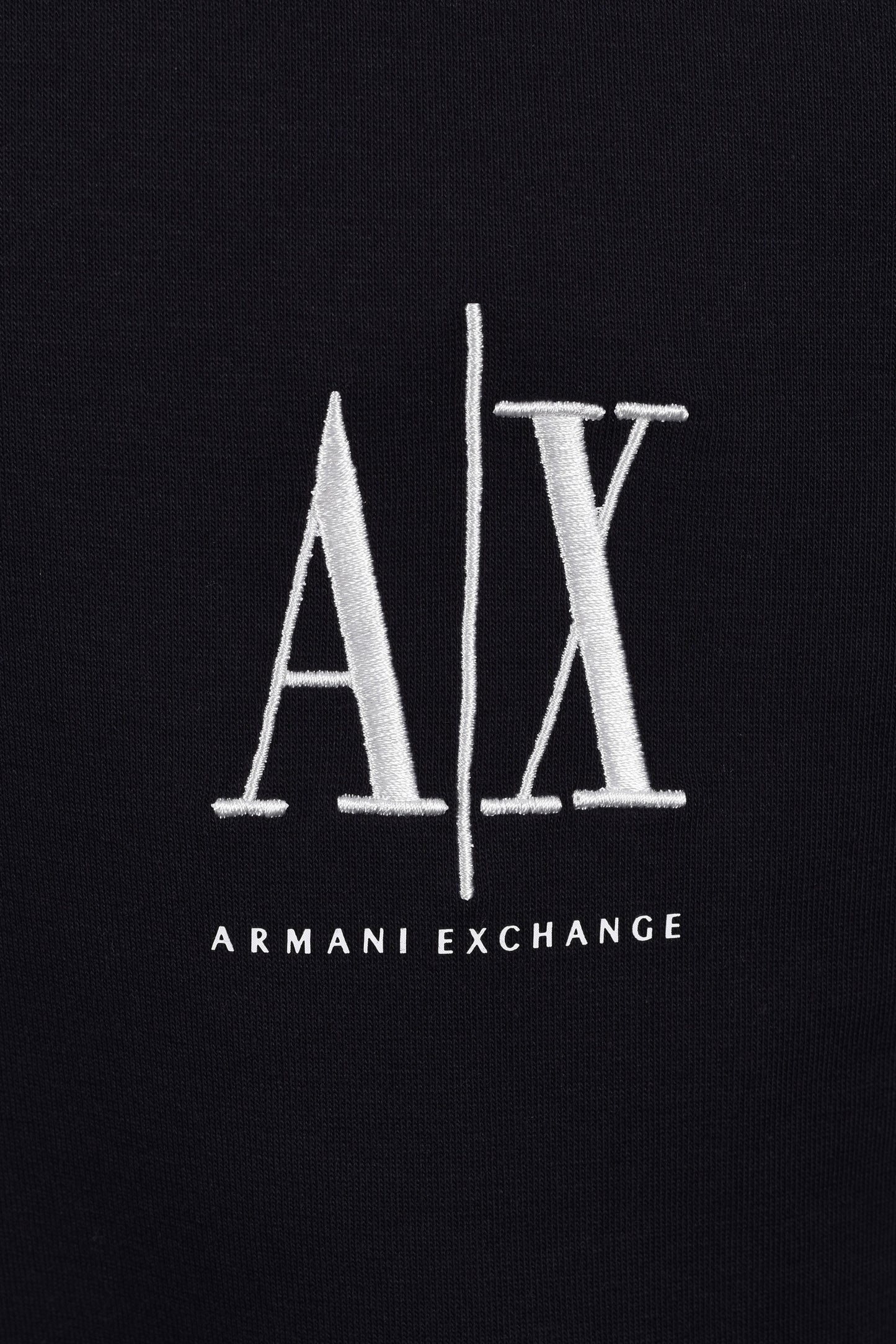Felpa con mezza zip Armani Exchange Blu navy intenso