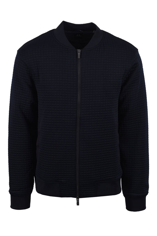 Armani Exchange Full Zip Blouson Jacket Deep Navy