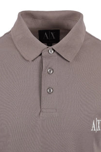 Armani Exchange Regular Polo Shirt Driftwood Armani Exchange