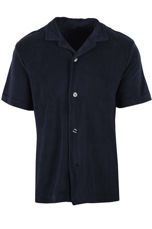 Camicia a righe in spugna Paul Smith blu navy scuro