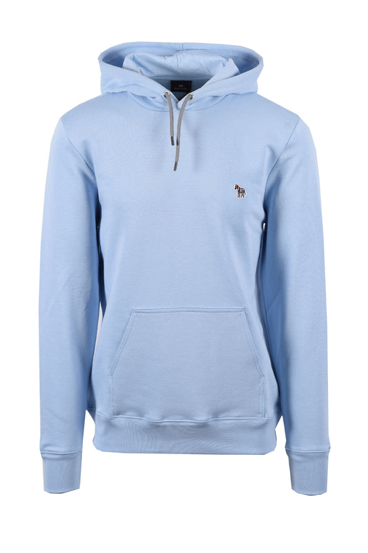 Sweat à capuche Paul Smith Reg Fit avec logo zèbre bleu clair