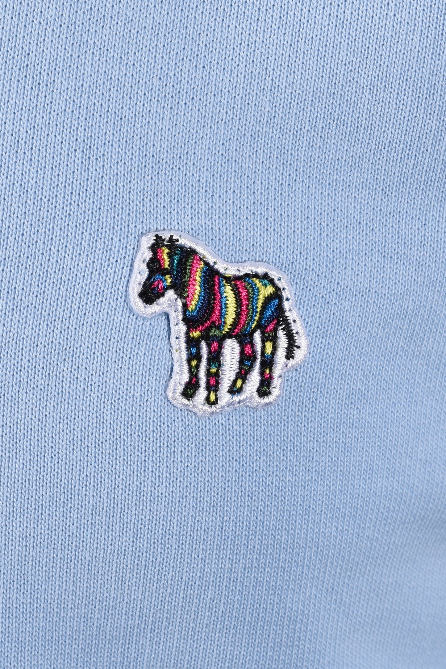 Paul Smith Reg Fit Zebra Logo Hoodie Light Blue