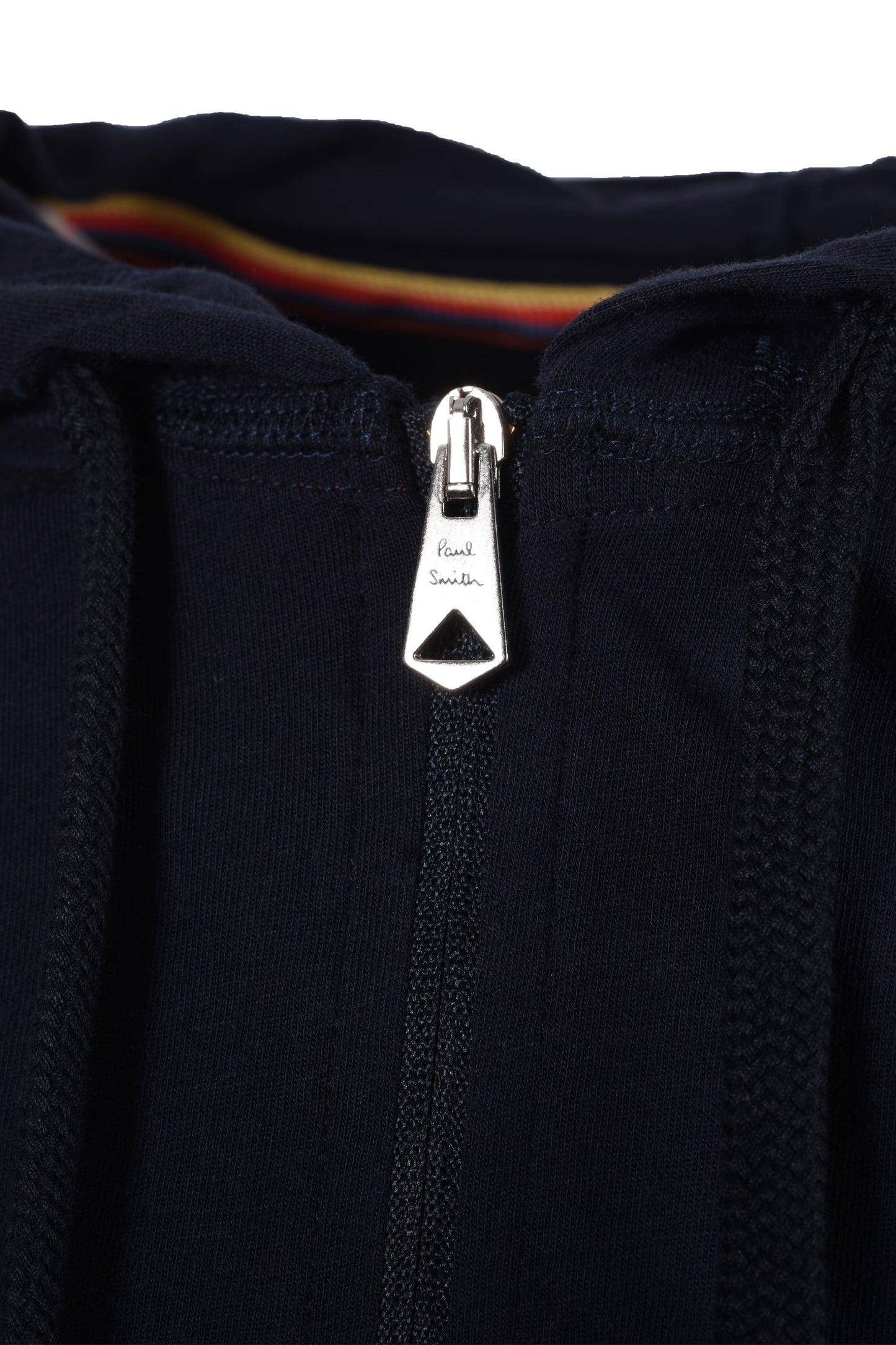 Paul Smith Jersey Zip Up Hoodie Dark Navy
