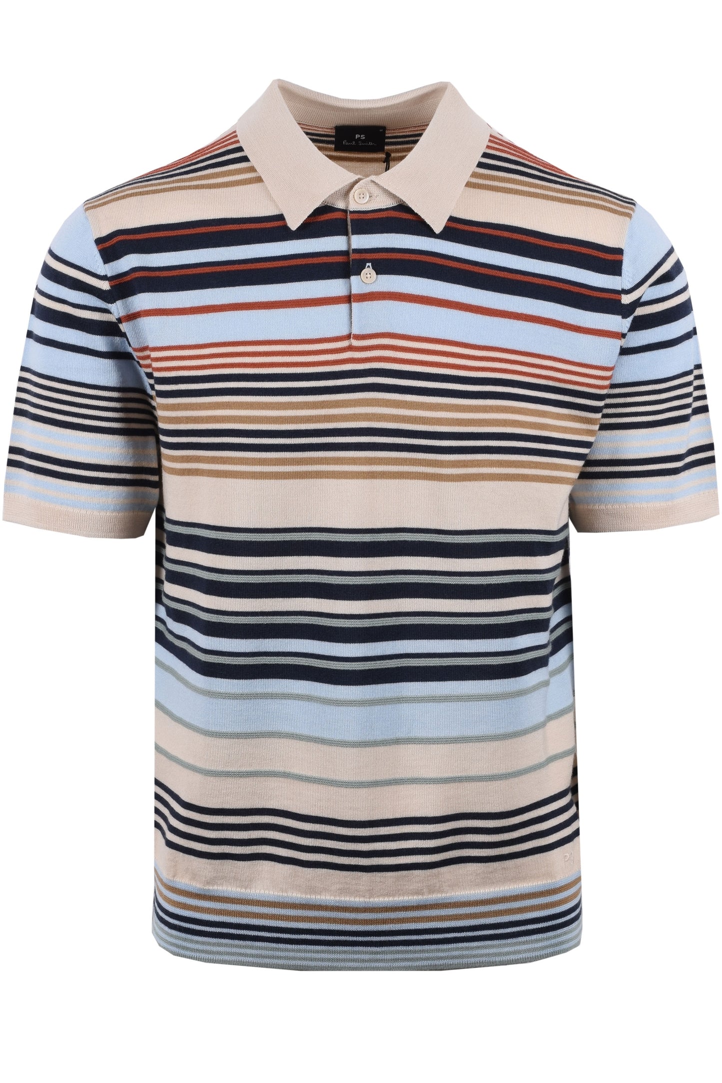 Paul Smith Merino Polo Multi Stripe