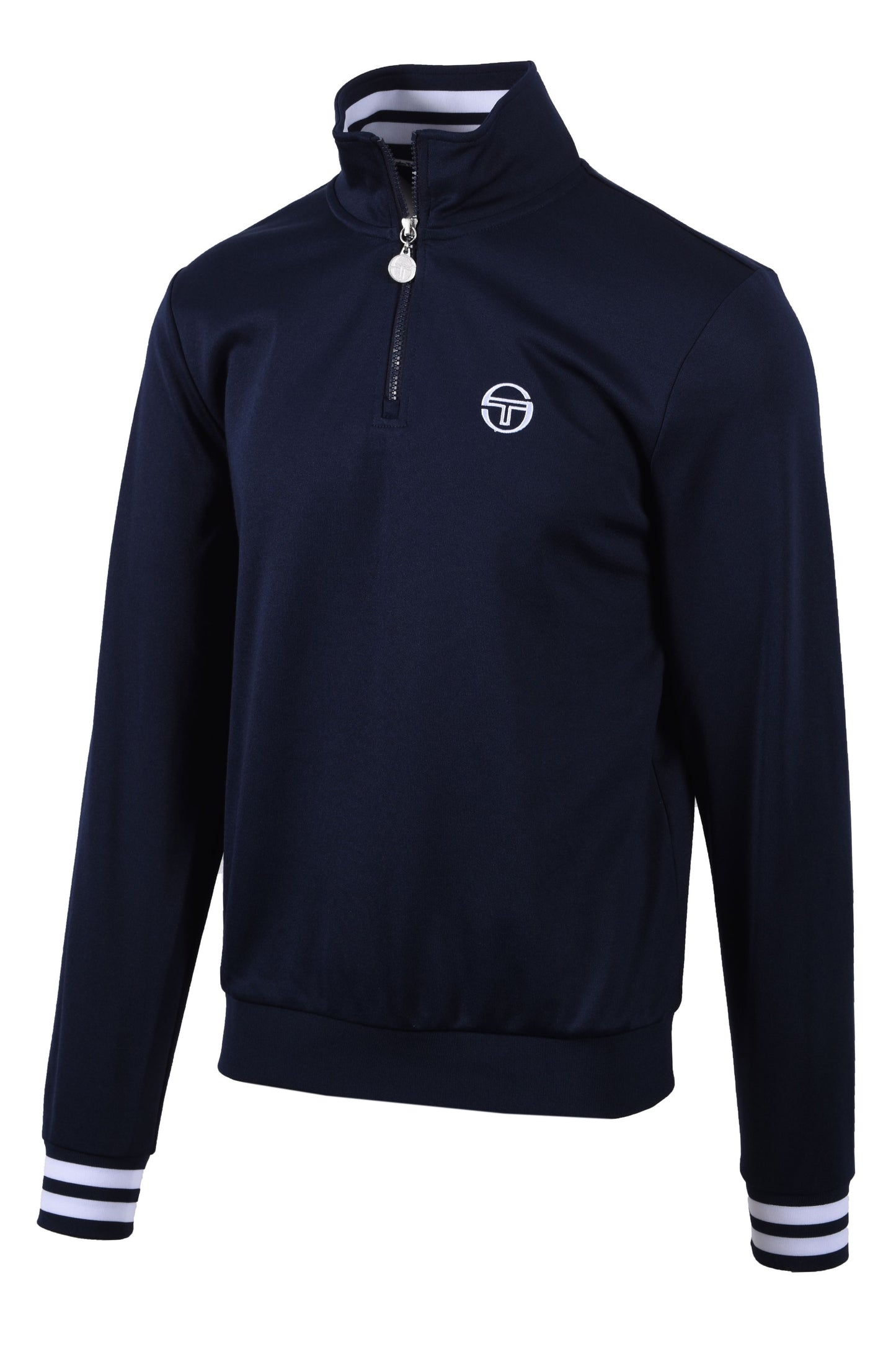 Sergio Tacchini New Iceberg Half Zip Sweatshirt Maritime Blue/White