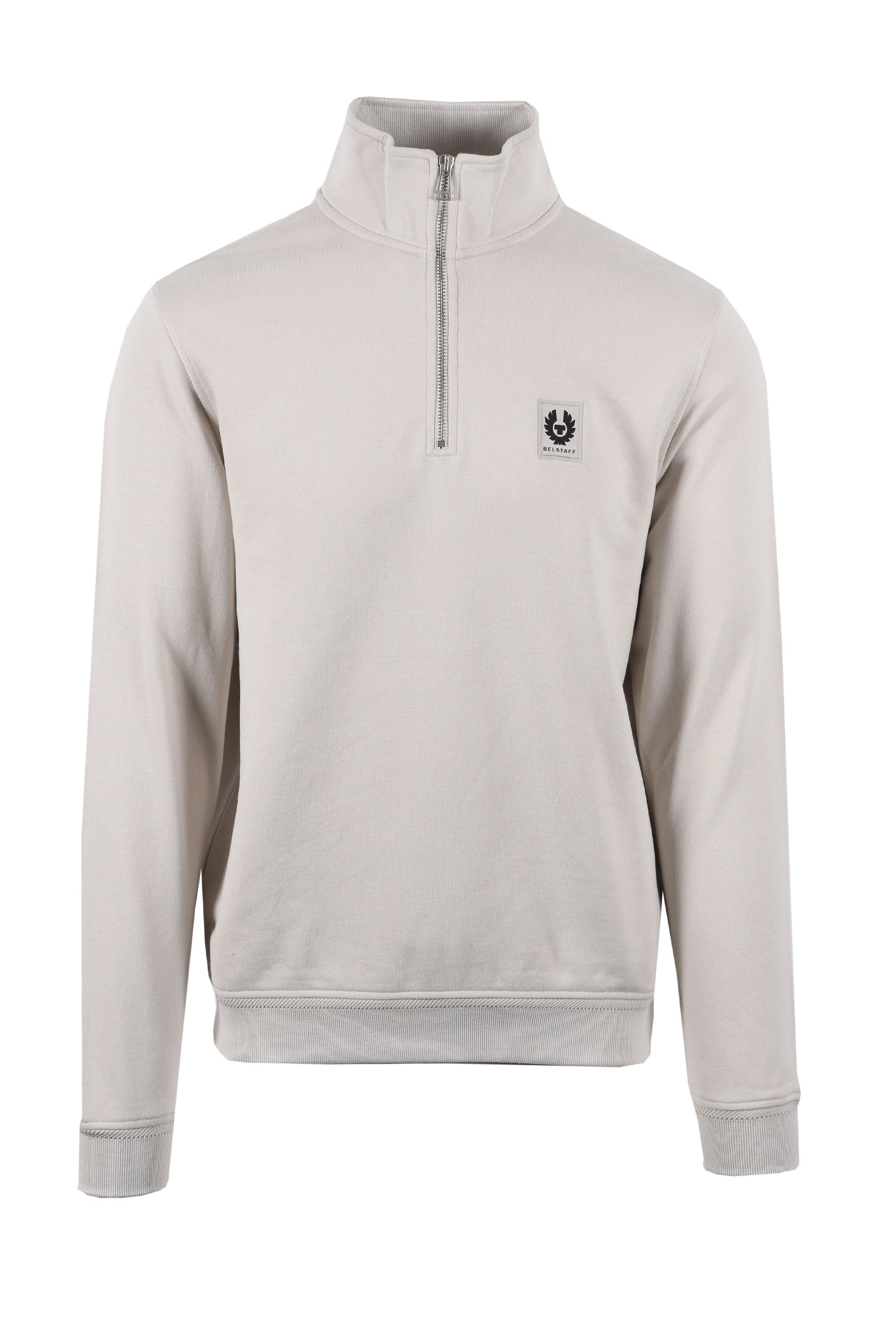 Belstaff Half Zip Sweatshirt Stone Beige – Michael Stewart