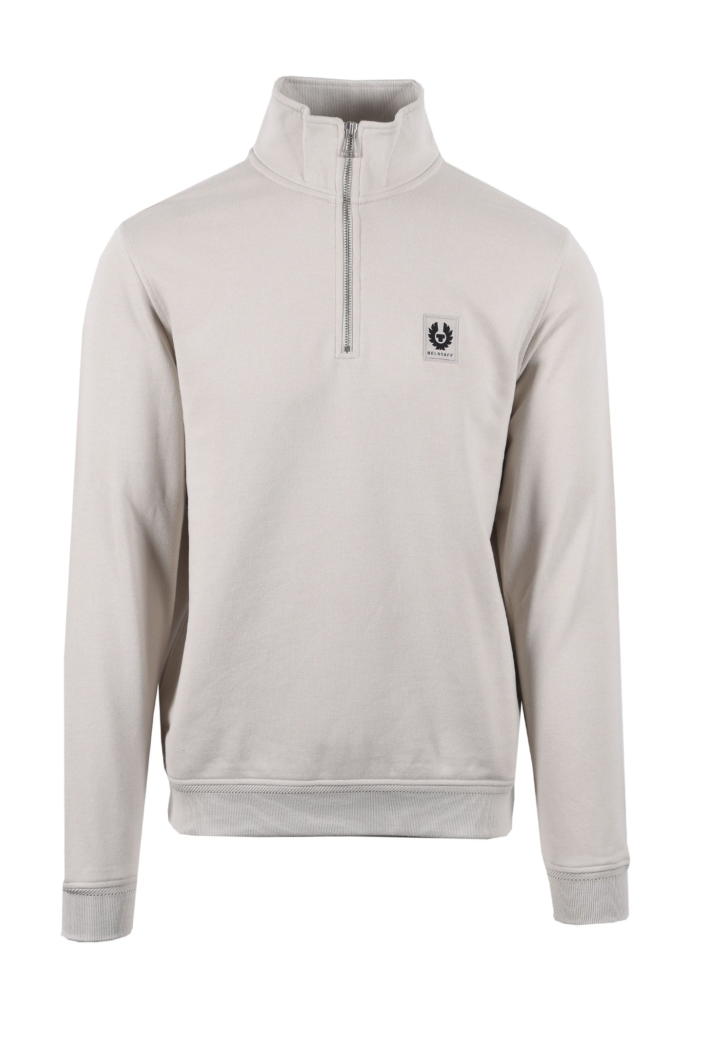 Felpa Belstaff Half Zip Beige Pietra