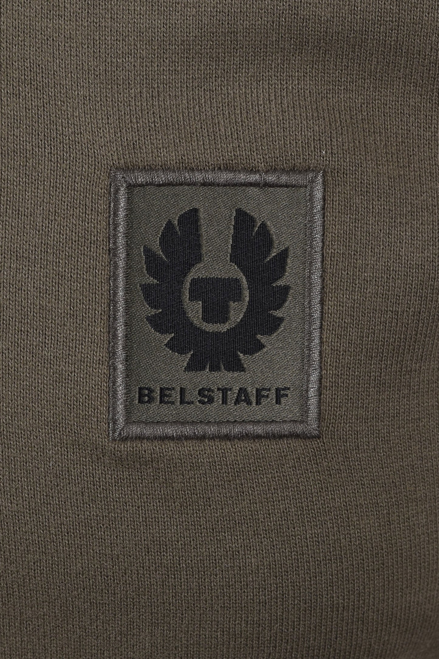 Belstaff Half Zip Sweatshirt Surplus Green