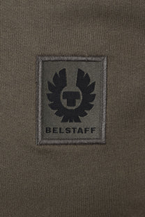 Belstaff Half Zip Sweatshirt Surplus Green Belstaff