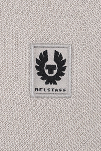 Belstaff Drift Knitted Long Sleeve Polo Stone Beige Belstaff